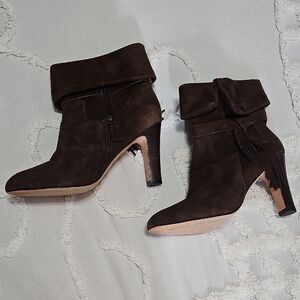 Johnston & Murphy Dark Brown Heeled Boots